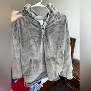 Buckle Gray Fleece Jacket